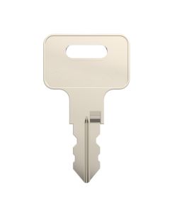 Southco / Mobella Entry Door Lock Key, Brass, Nickel Plated