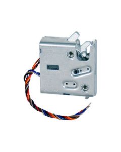 Electronic Rotary Push-to-Close Latch, Delayed Relock, Rear Trigger, With Latch Status Microswitch, No Connector, Thru Hole, Stainless Steel Housing, Passivated